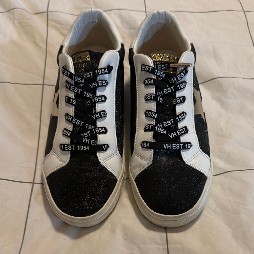 Vintage Havana‎ Black and White Sneakers Size 8.5
